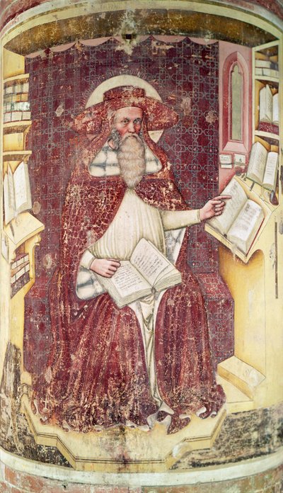 St. Jerome in His Study by Tommaso da Modena Tommaso da Modena